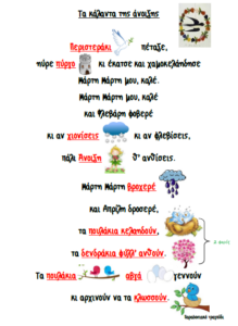 ΚΑΛΑΝΤΑ ΑΝΟΙΞΗΣ