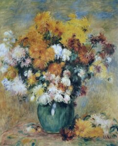 bouquet of chrysanthemums 1885