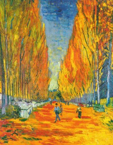  L'Allee des Alyscamps, Arles, 1888  του Vincent van Gogh (1853-90)