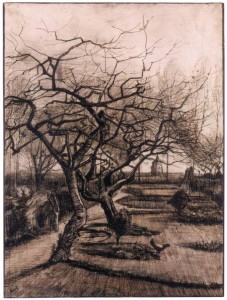 Vincent van GOGH , Κήπος στο Nuenen το χειμώνα, Μαρ. 1884