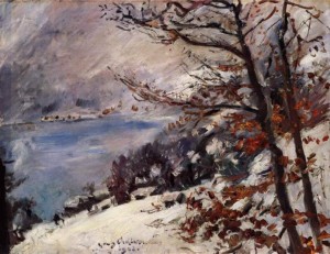 Lovis CORINTH, Η Walchensee το χειμώνα, 1923