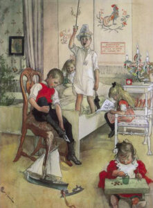 Larsson christmas morning 1894