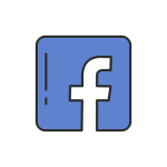 facebook facebook button facebook logo social media icon 743965