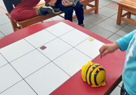 BeeBot find my name initial