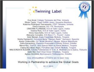 e-Twinning label