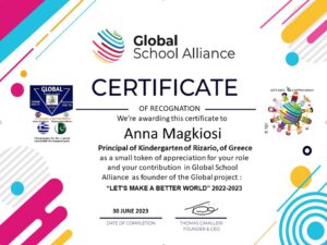 ANNA Certificate of participation in global project2