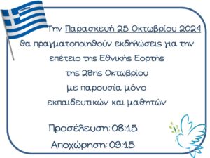 Ανακοινώσεις στο Ιστολόγιο