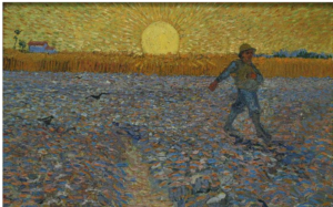 η σπορά The sower Vincent Van Gogh