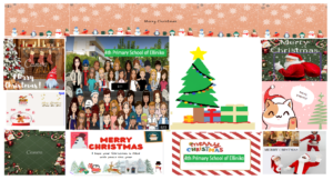 Christmas card from 4th Primary school of Elliniko St1St2