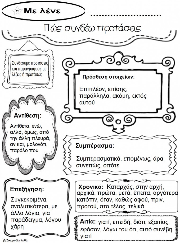 Πώς συνδέω προτάσεις