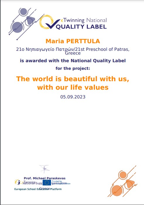 eTwinning Quality Label