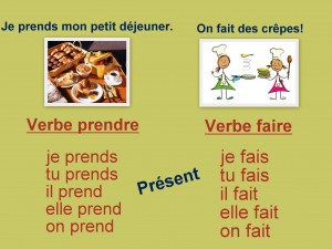 prendre - faire