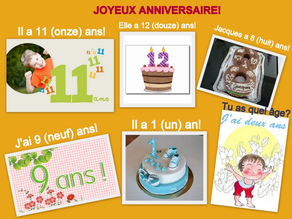 Joyeux anniversaire!