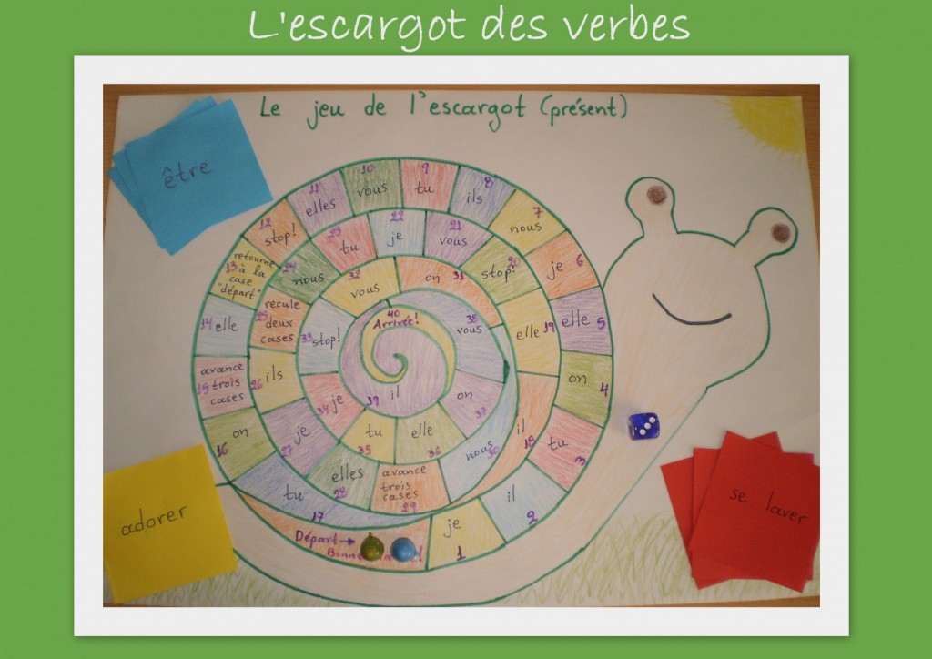 L'escargot des verbes!