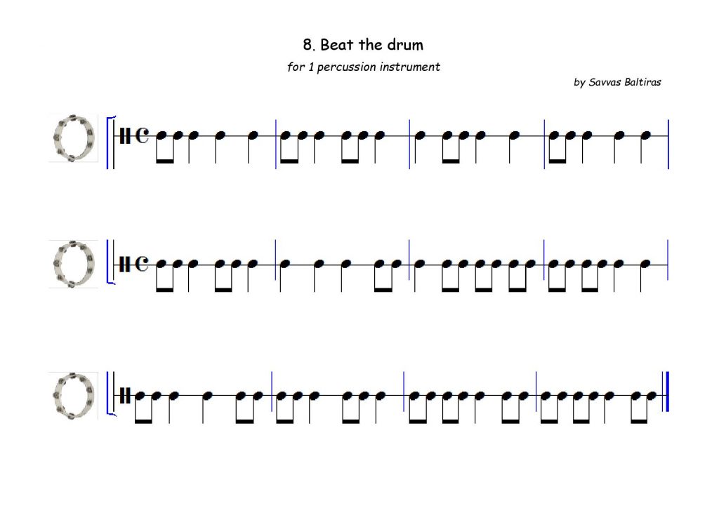 8 Beat the drum orff page 001