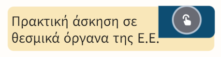 Πρακτική άσκηση στην Ε.Ε