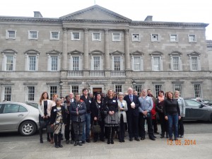 Irish Parliament, meeting Minister Flanagan