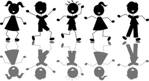 silhouettes_of_stick_children_with_shadows_below_them