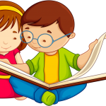 16 165650 45 reading books clipart png