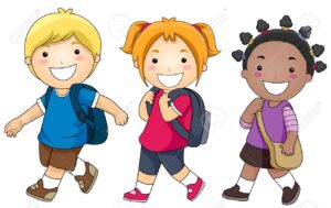 5 children clipart