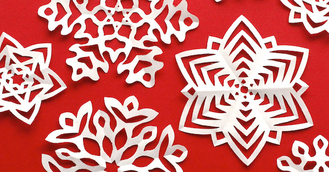 kirigami snowflakes all 2